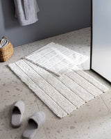 Cotton Blend 2-Piece Bath Mat Set - Soft & Absorbent Design