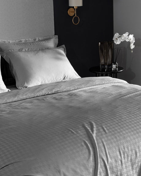 King Size Bamboo Sateen Duvet Cover Set - Ultra Soft & Breathable Bedding