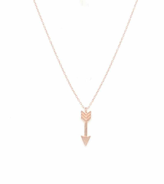 Sterling Silver Arrow Pendant Necklace - Elegant & Symbolic Design