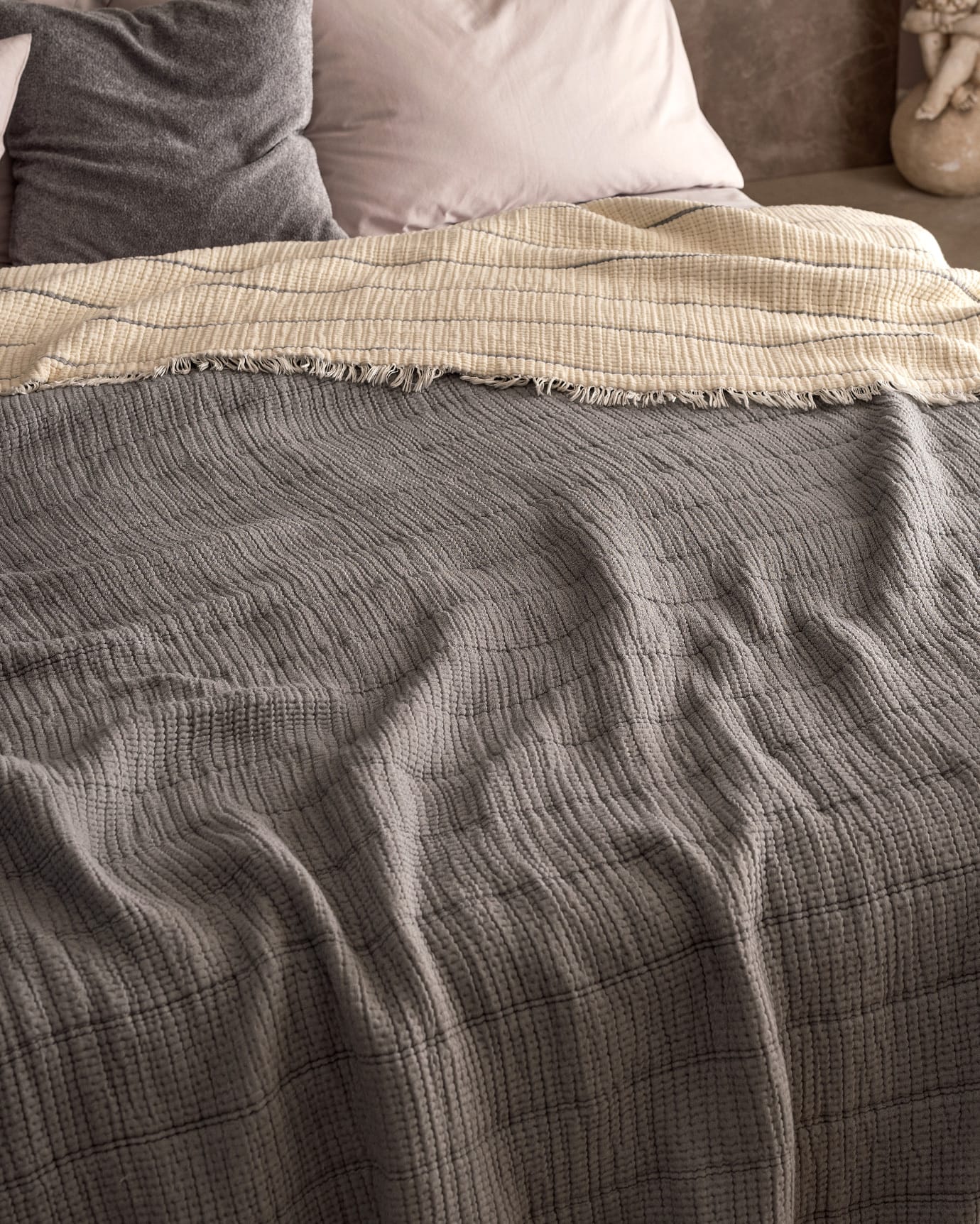 Soft Cotton Twin Bedspread Coverlet - Lightweight Decorative Bedding