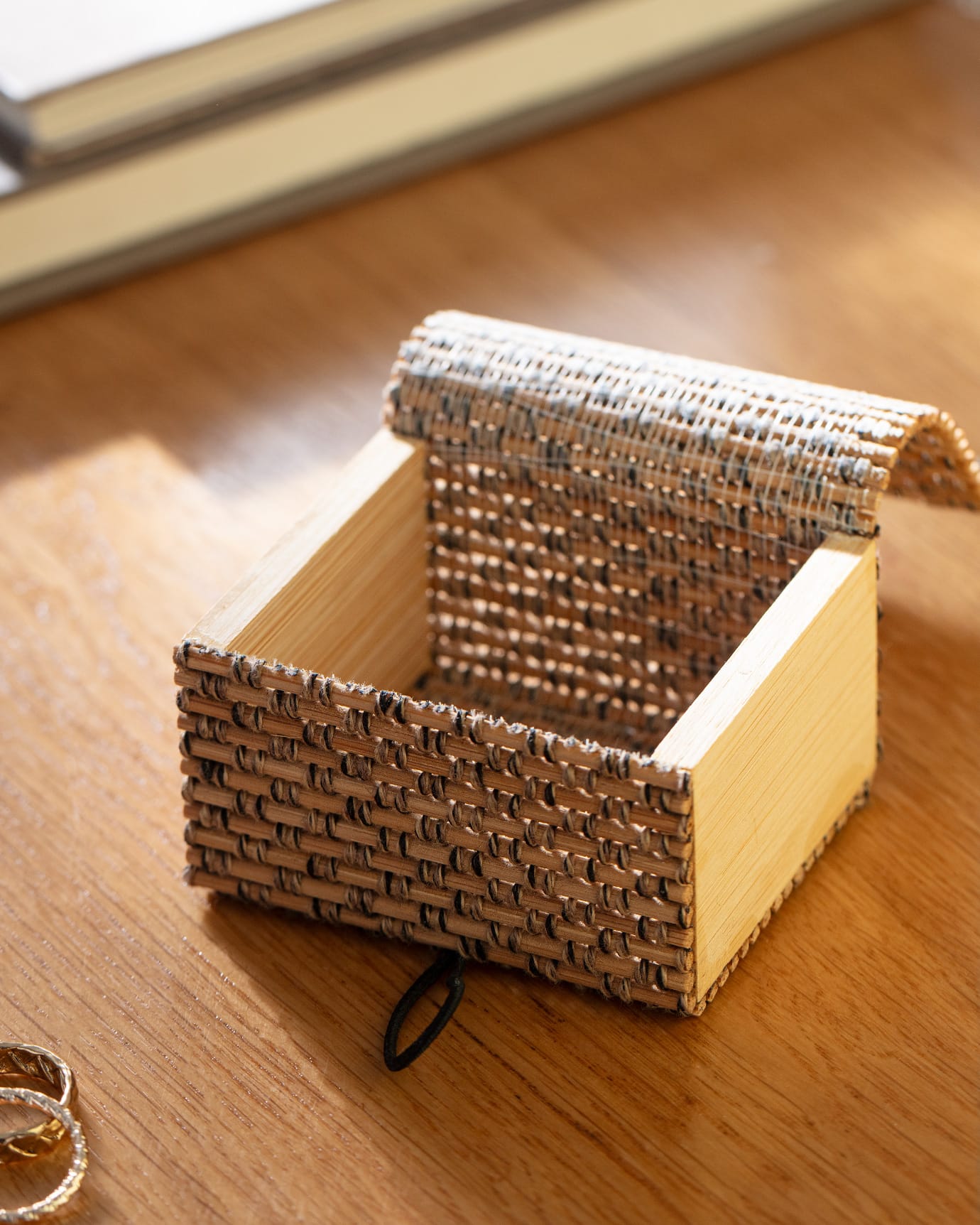 Natural Bamboo Storage Box - Versatile Home Organizer