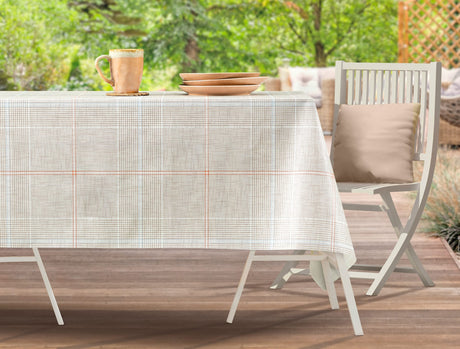 Boise Style PVC Tablecloth - Easy Clean & Wipeable Dining Decor