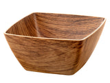 Antibacterial Plastic Rectangular Bowl - Earthy Minimalist Design