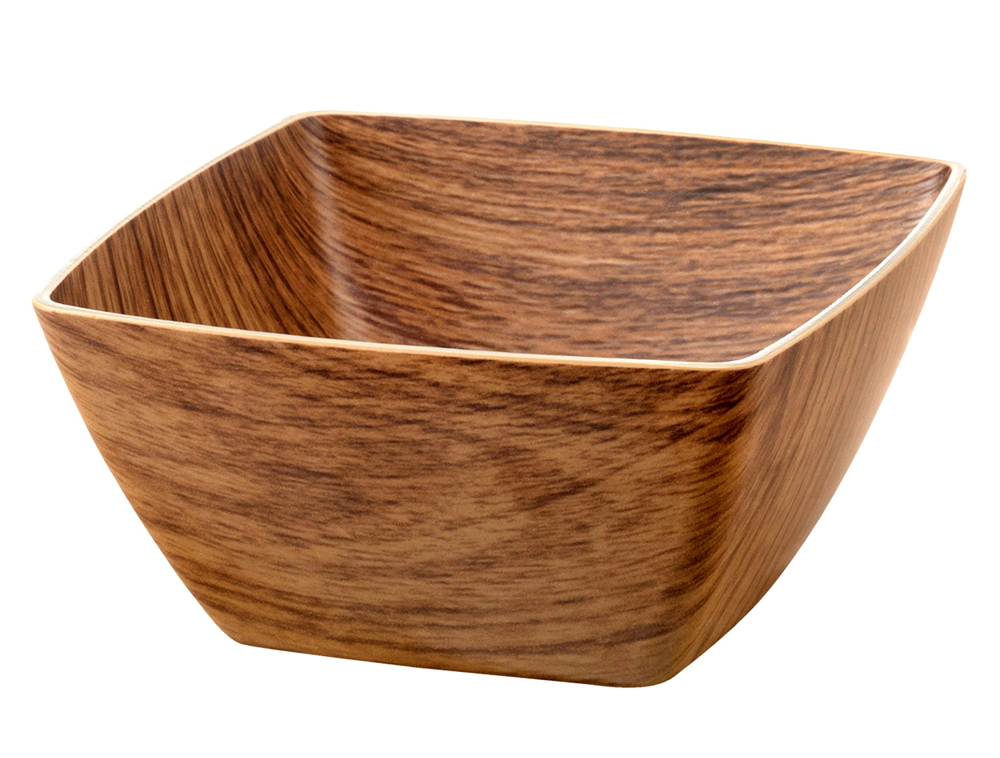 Antibacterial Plastic Rectangular Bowl - Earthy Minimalist Design