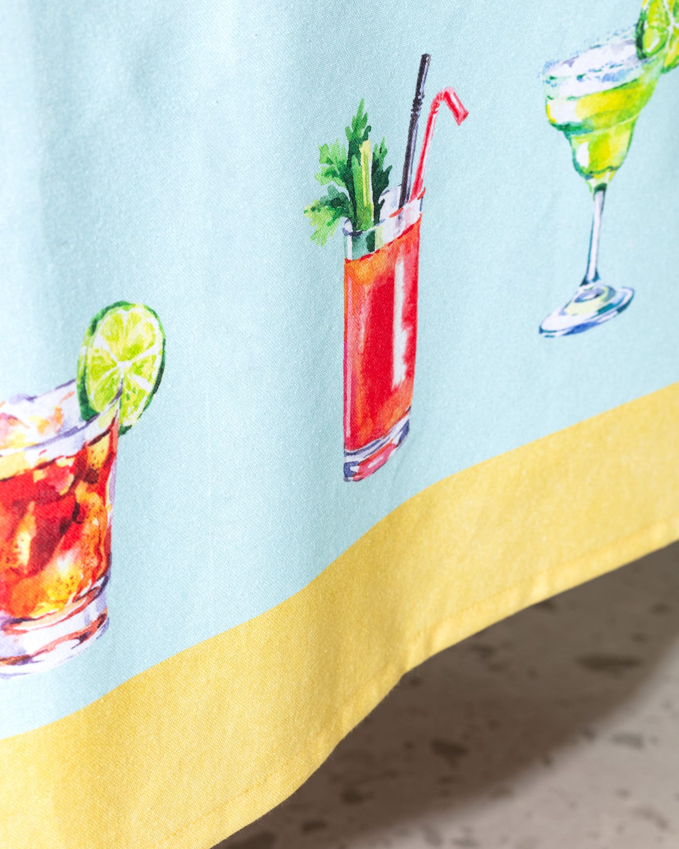 Vienne kleurrijk polycotton tafellaken voor de eettafel