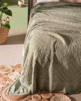 Eleta Twin 100% Cotton Quilted Bedspread