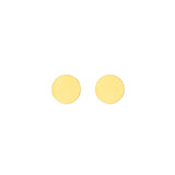 Sterling Silver Minimalist Round Stud Earrings - Everyday Essential