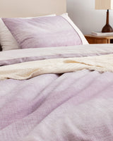 100% Cotton King Size Duvet Cover Set - Elegant Crepe Print