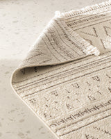 Chessy Cream Area Rug - Soft Living Room Carpet