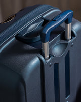 Medium Navy Blue Travel Suitcase - Durable Luggage