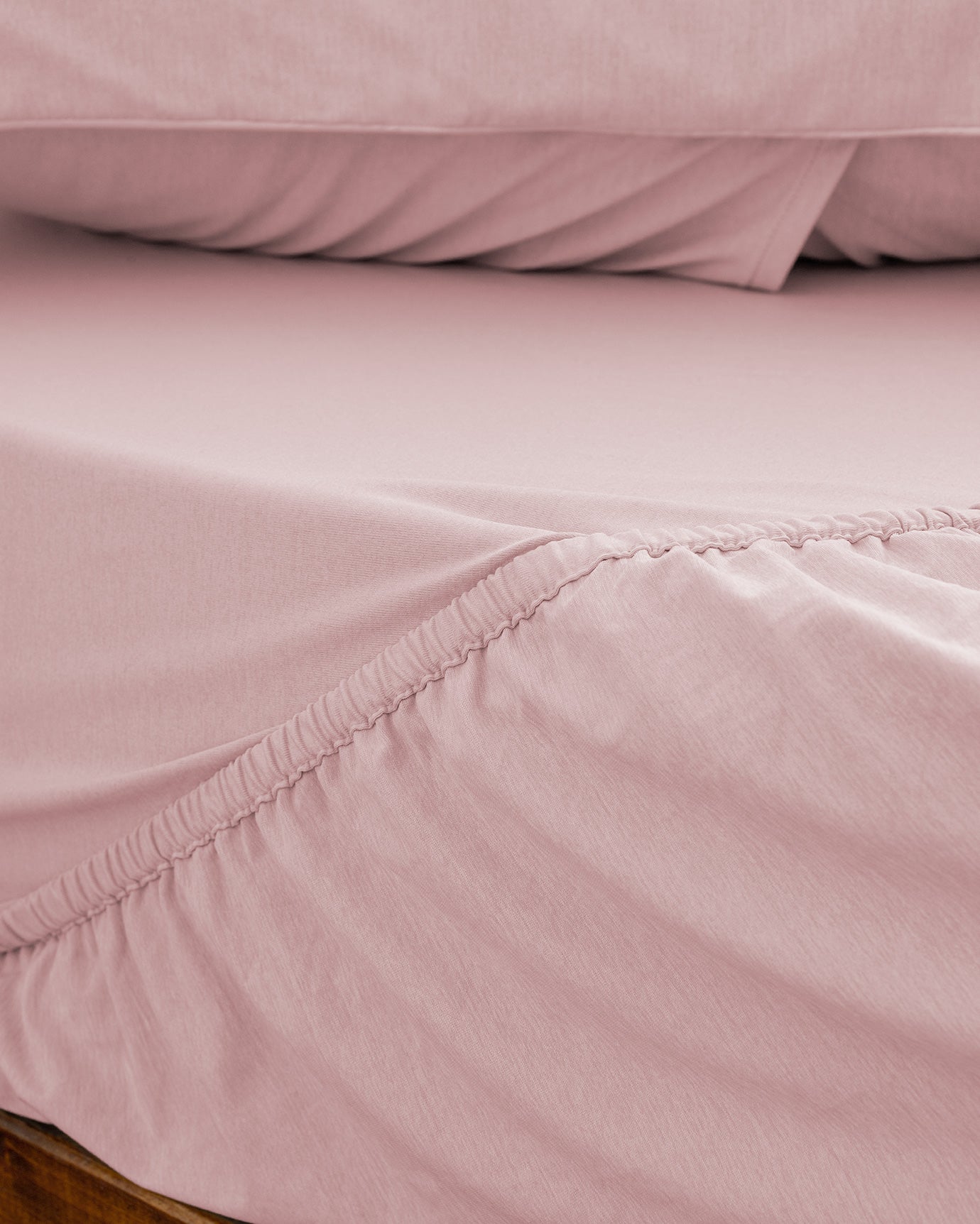 Soft Bamboo Single Bedding Set - Powder Pink