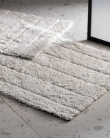 Serre Cotton Bath Mat Set - 2 Piece Absorbent Bathroom Rugs