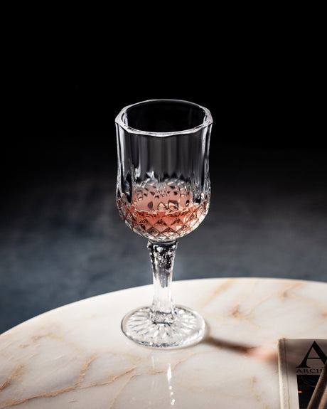 Glass 4-Piece Wine Glass Set - Tall & Elegant Audrey Design