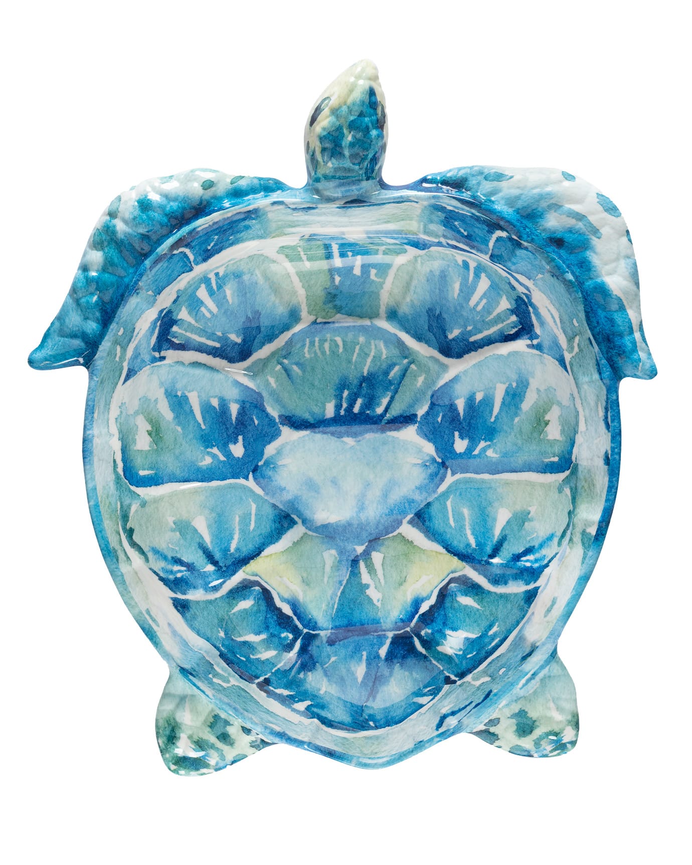 Durable Melamine Plate - Charming Colleta Blue & White Design