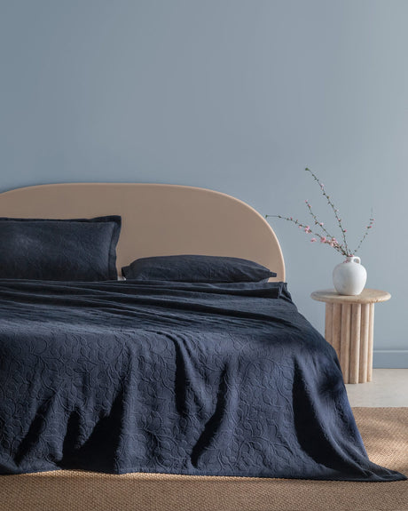 Chantal 100% Cotton Double Bedspread - Soft & Breathable Bed Cover