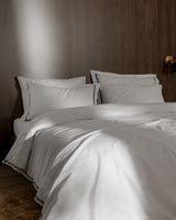 100% Cotton Double Duvet Cover Set - Washed Linen Look