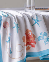Durable Polycotton Tablecloth - Eye-Catching Fauve Abstract Pattern
