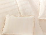 Auvergne Jacquard Satin King Size Bedding Set - Gold