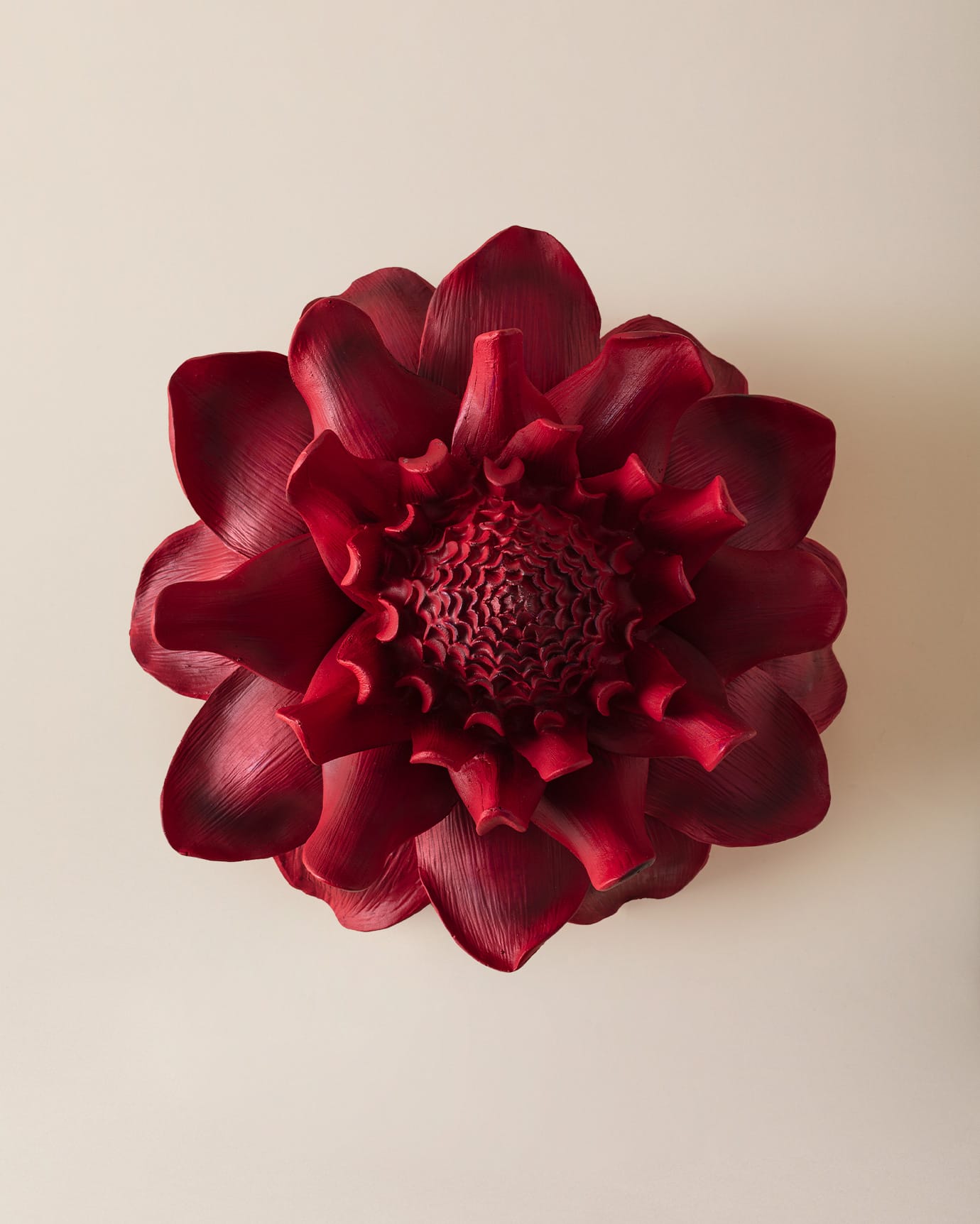 Resin Petal Figurine - Elegant Abstract Floral Home Decoration