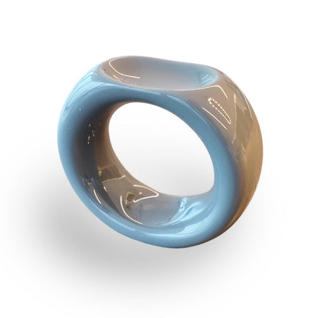 Handmade Ceramic Ring Design Essential Oil Diffuser - Grey