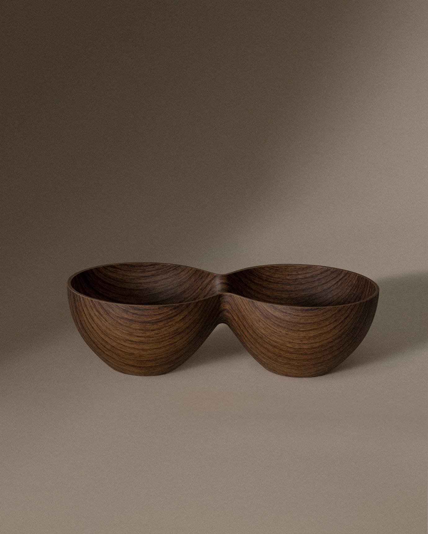 Plastic Dual-Compartment Snack Bowl - Oslo Antibacterial Design