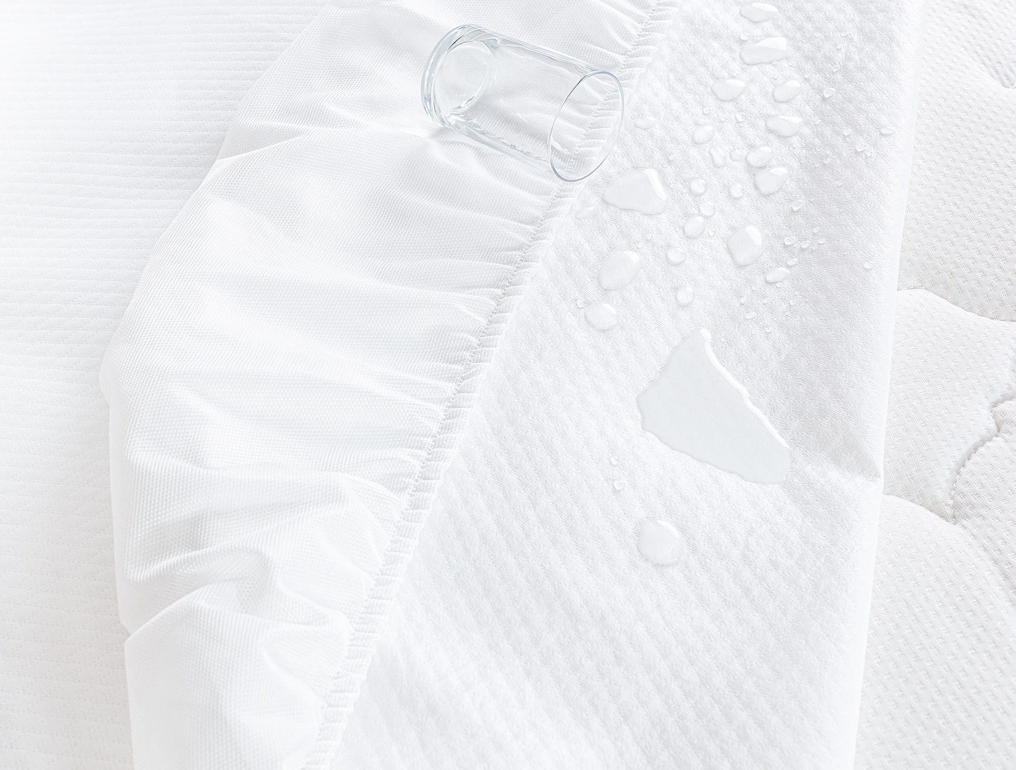 Flore Waterproof Fitted Twin Mattress Protector