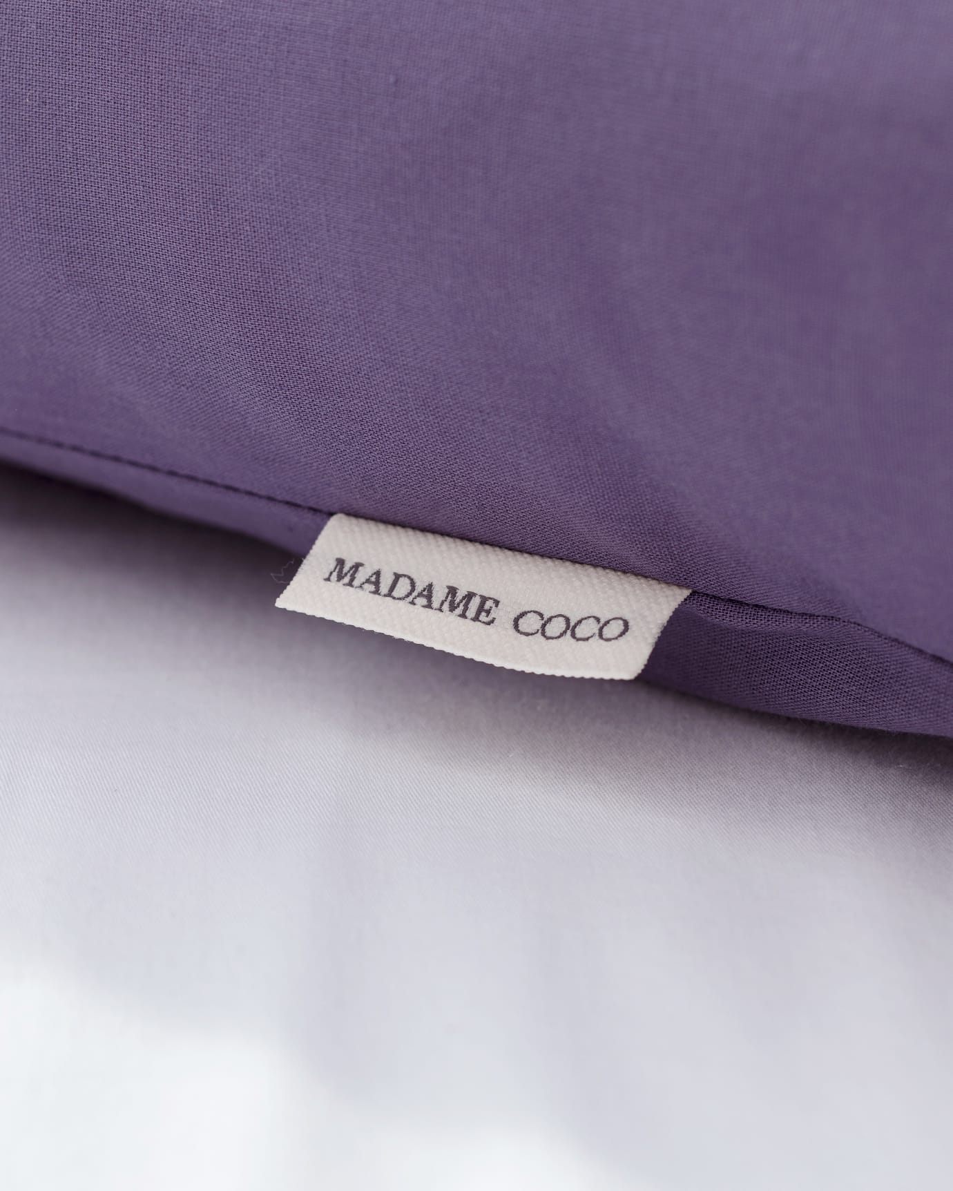 Soft 100% Cotton Pillowcase Set - 2 Pack - Purple