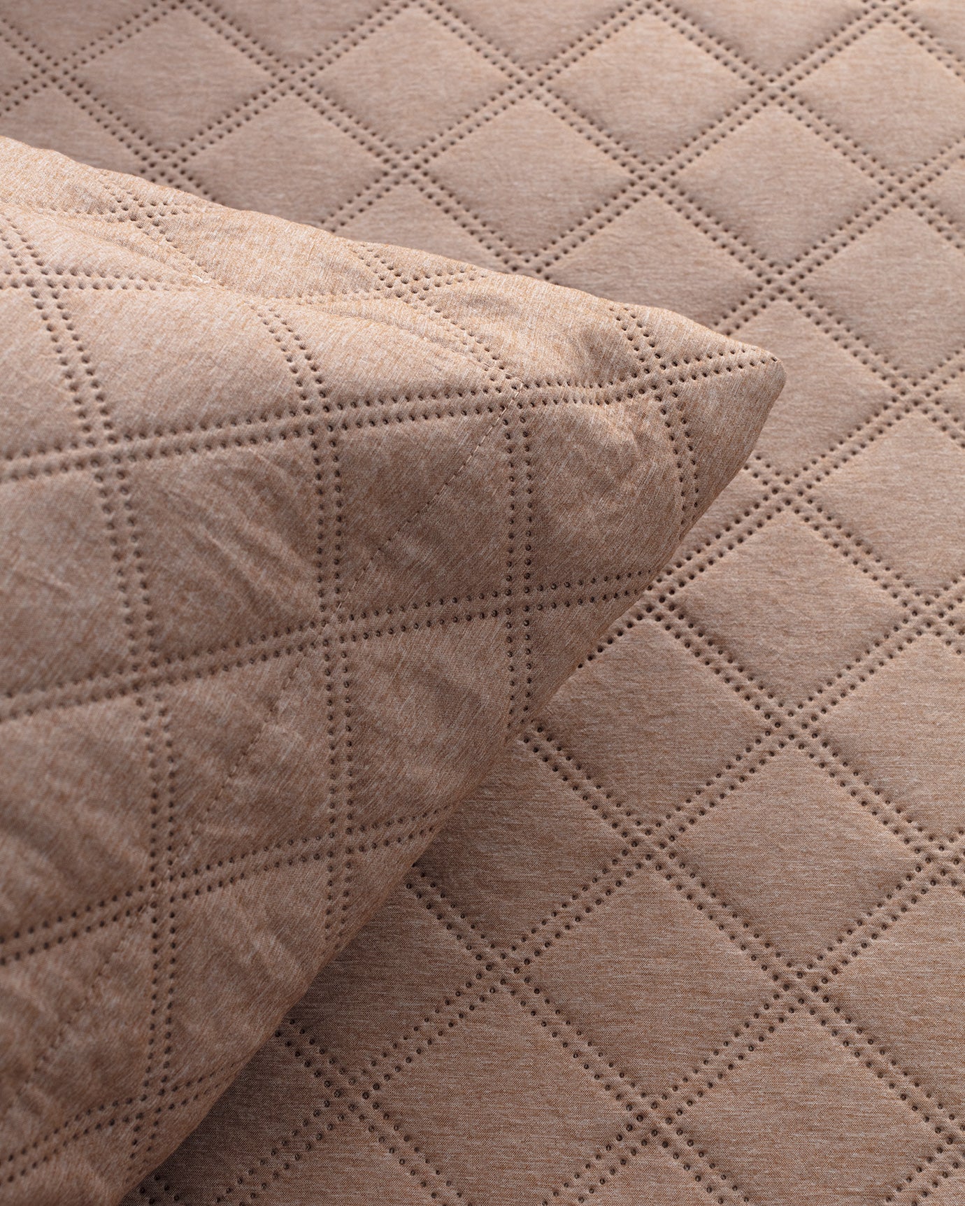 Soft Cotton Single Bedspread - Inviting Terracotta Shade