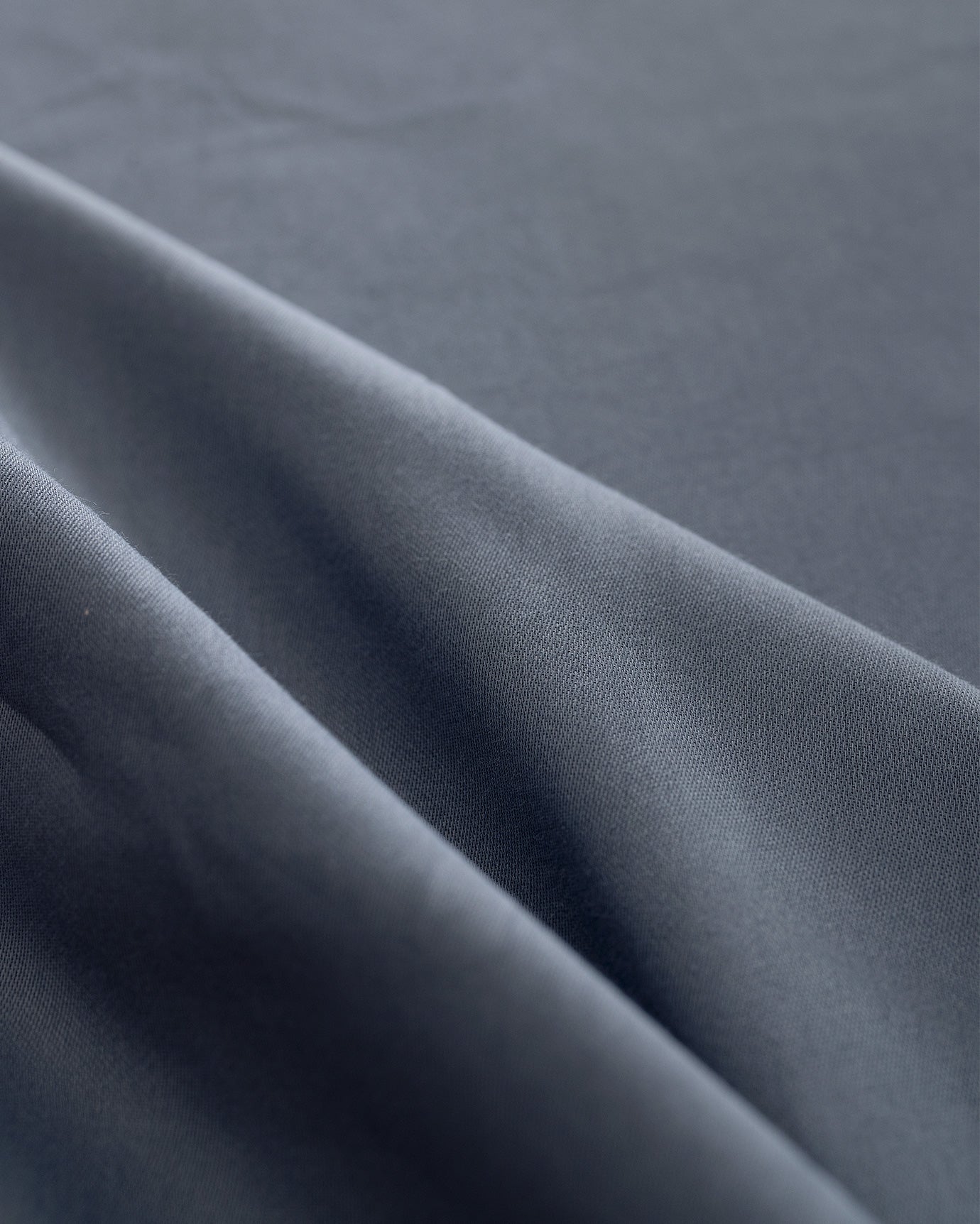 King Size Spannbettlaken aus 100 % Baumwollsatin – Dunkelblau