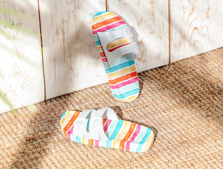 PVC Women's Slippers - Colorful Design