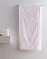 Powder Pink Cotton Bath Towel - Ultra Soft & Absorbent