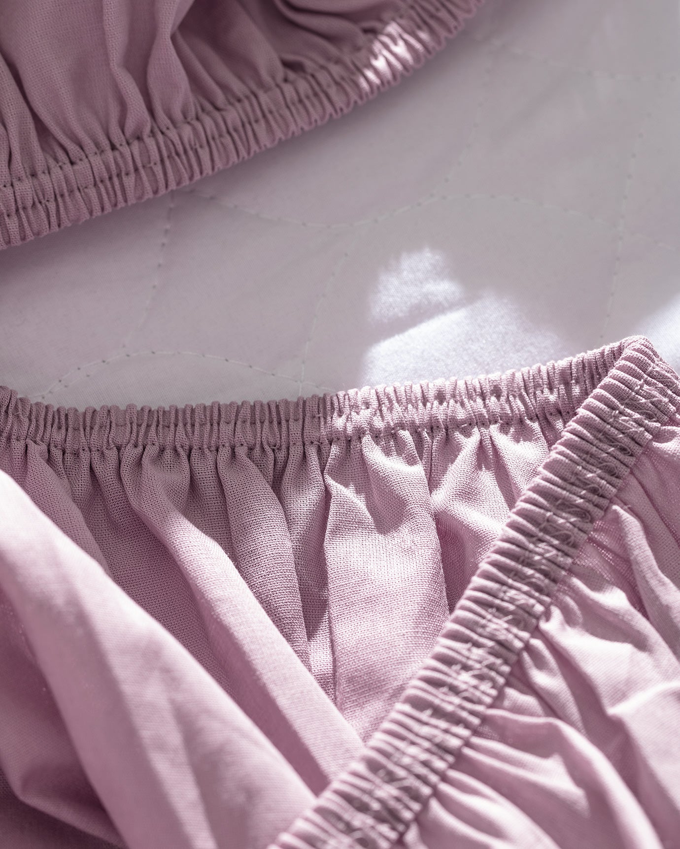 King Size 100% Cotton Ranforce Fitted Sheet - Dusty Rose