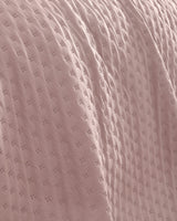 Polyester Double Bedspread - Elegant Powder Pink