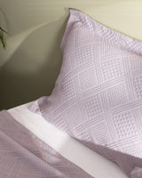 Pure Cotton King Bedspread - Elegant Triangle Stitching