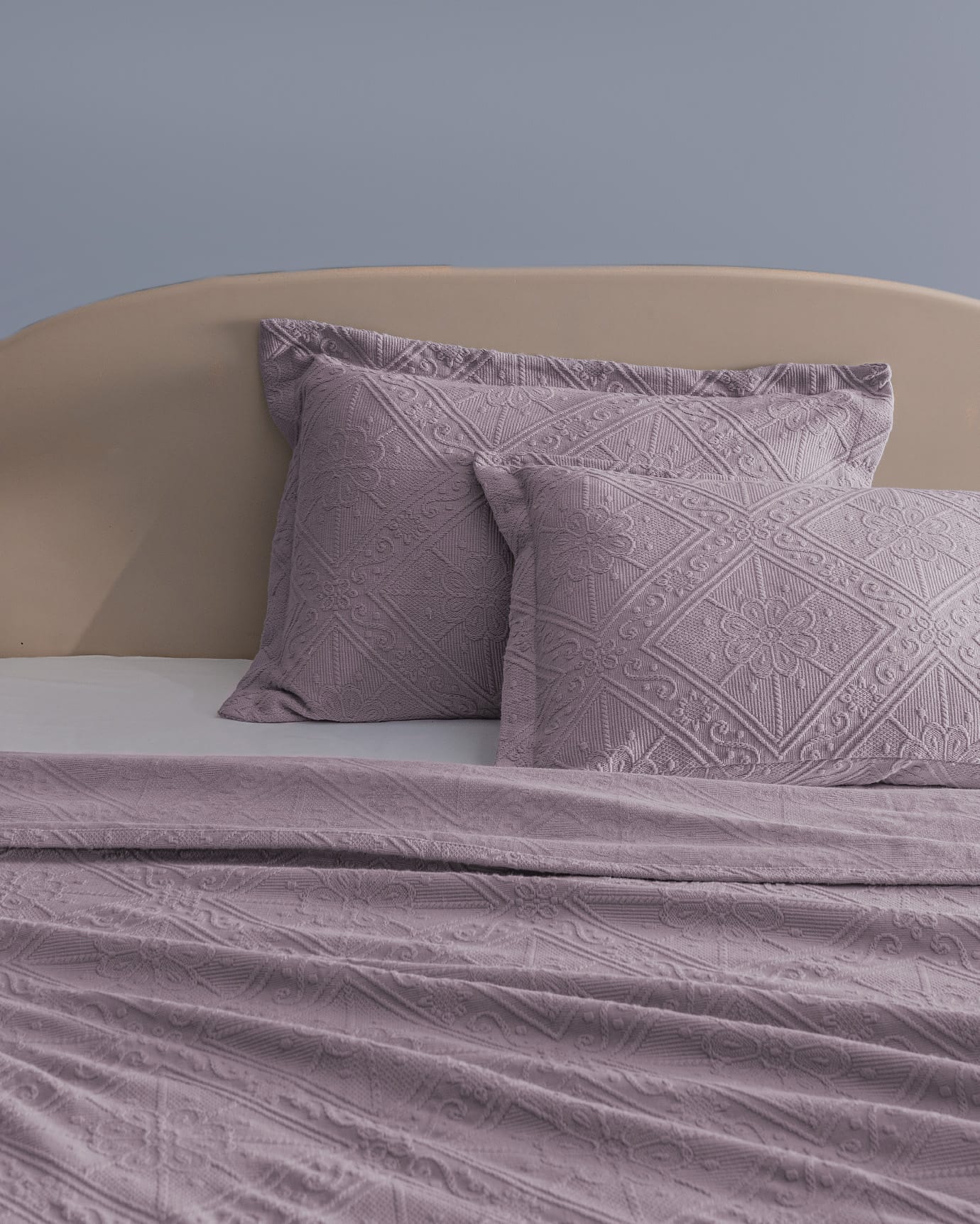 100% Cotton Double Bedspread Set - Soft & Luxurious Feel