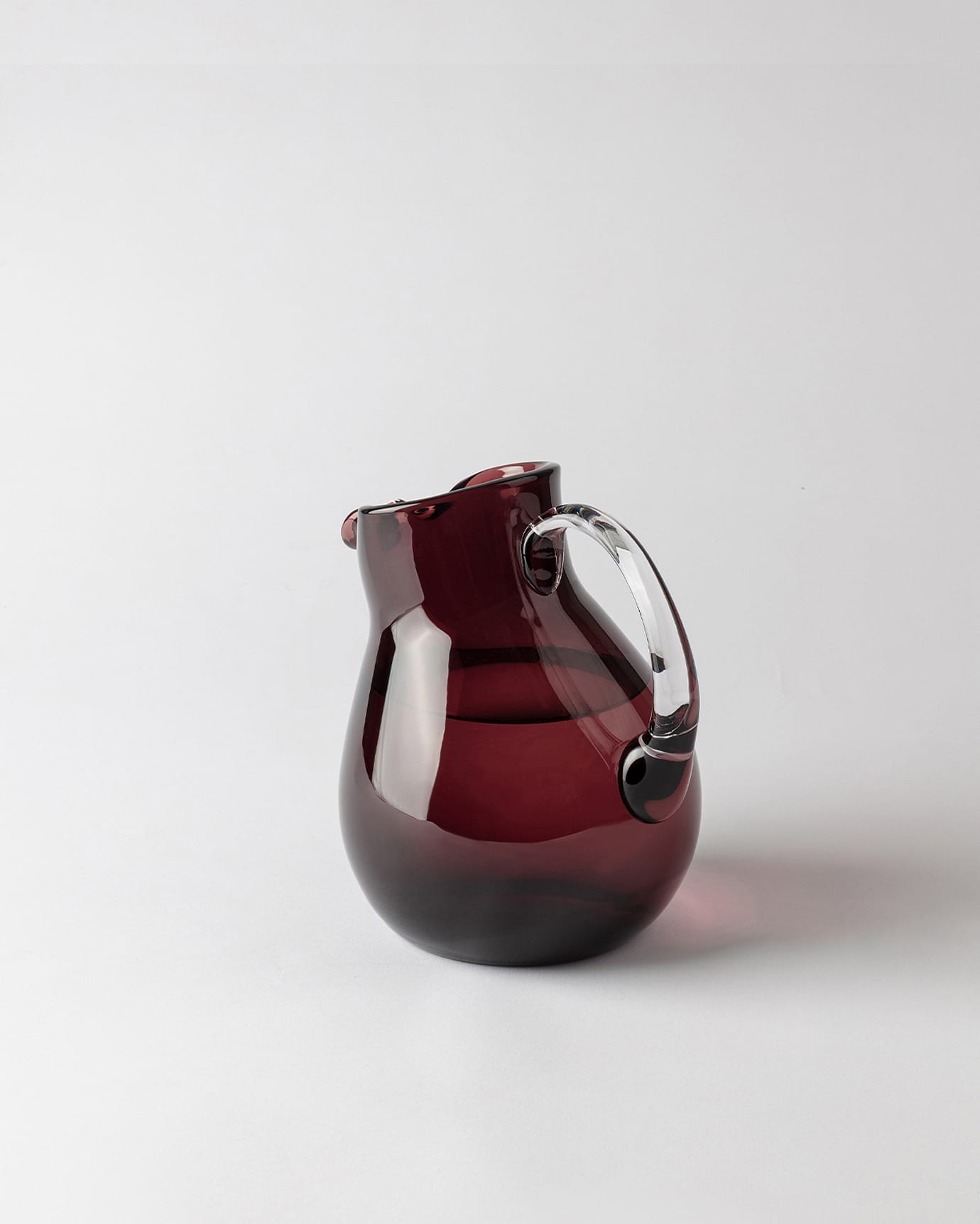 Artisanal Glass Carafe - Emeline Handmade Serving Pitcher