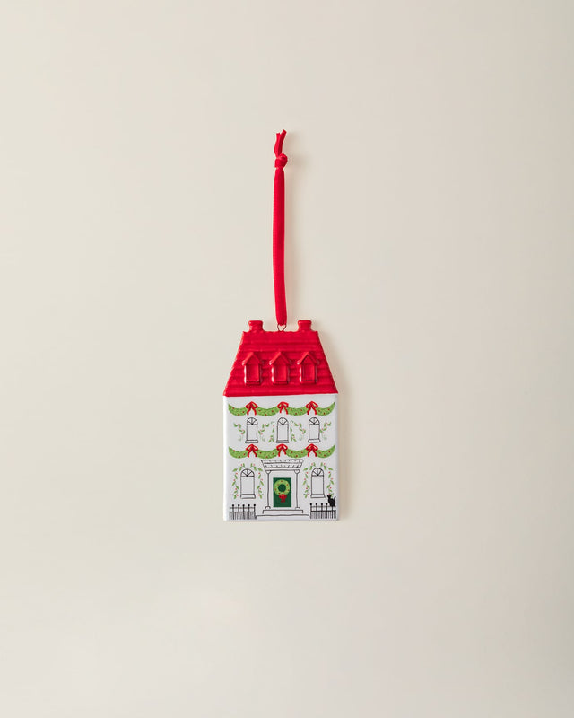 Dolomite Winter Tree Ornament - Elegant White Nordic Design