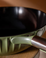 Freya 30cm Green Nonstick Wok Pan - Stir-Fry Cookware
