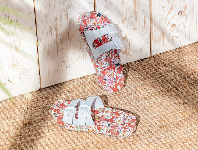 PVC Women's Slipper - Colorful Sentiment Design