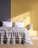 100% Cotton Single Pique Bedding Set - Textured Weave Design