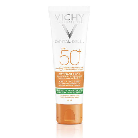3 - in - 1 Mattifying Sunscreen Cream - SPF 50+ for Oily, Sensitive Skin - TryAladdin