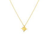 Premium 925 Sterling Silver North Star Necklace