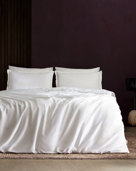 Bamboo Sateen Double Duvet Set - Luxurious Softness