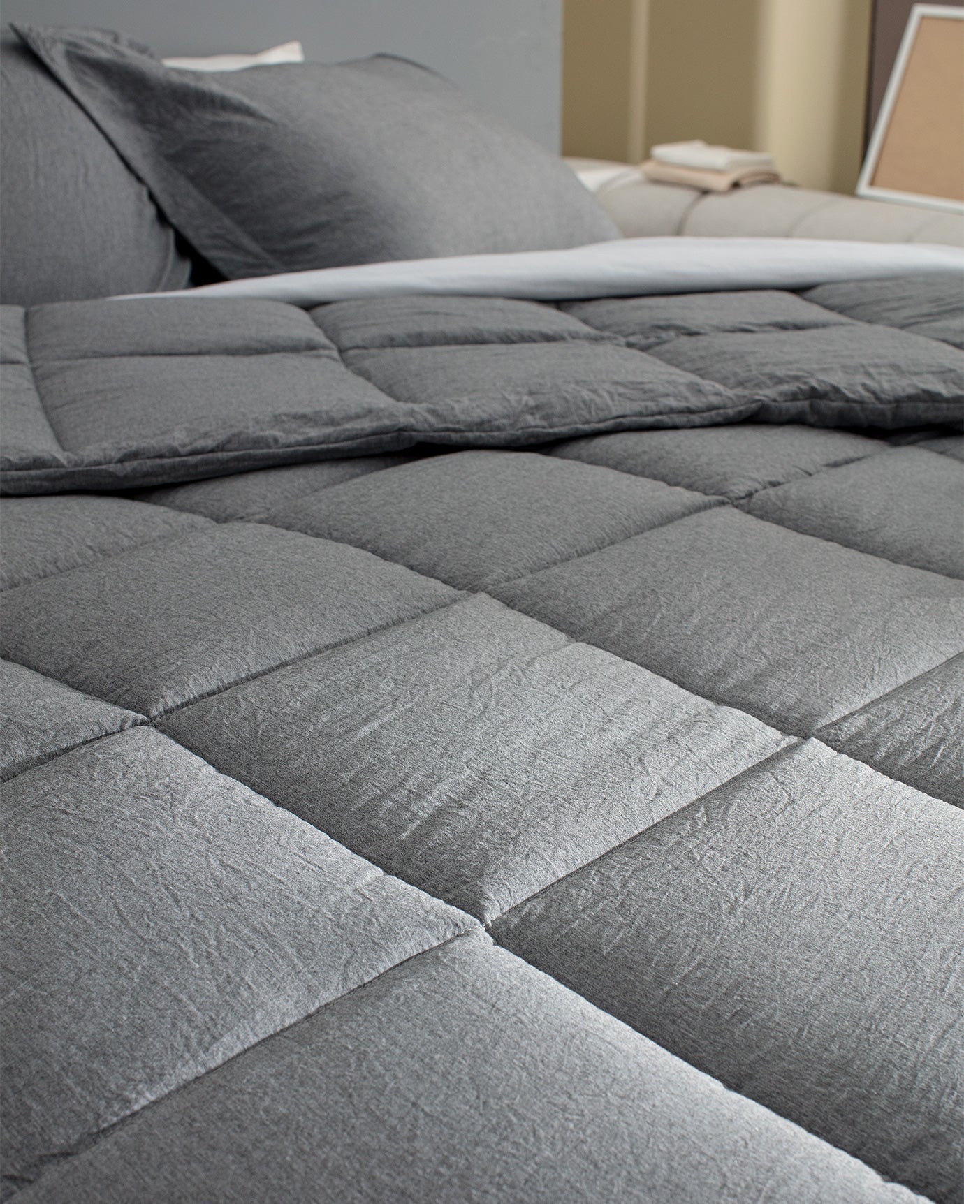Soft Polyester Double Bedding Set - Modern Comfort & Relaxing Sleep