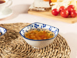 Elegant Blue New Bone China Soup Bowl - Modern Dining Tableware