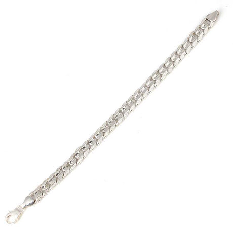 Premium 925 Sterling Silver Patterned Chain Bracelet
