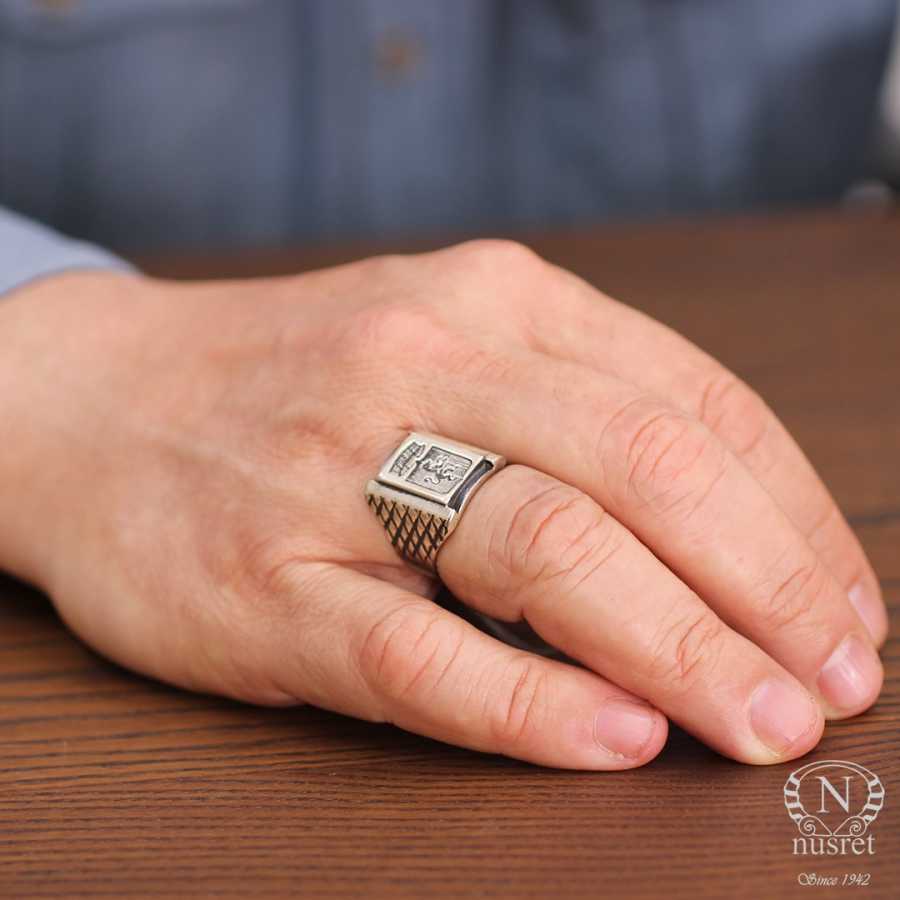 925 Sterling Silver Lion Symbol Ring - Handcrafted & Stoneless