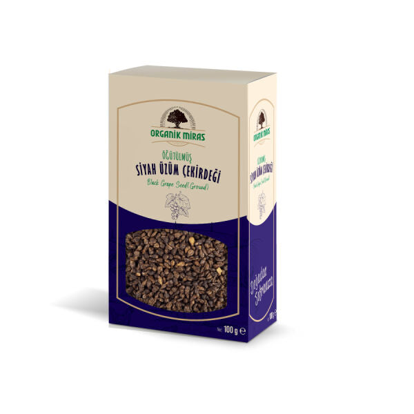 Ground Black Grape Seed - Natural Wellness Support Powder
