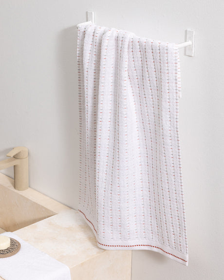 Cotton Blend Face Towel - Luxurious Grenat Pattern