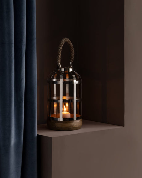 Steel Decorative Lantern - Eye-Catching Multicolor Home Decor